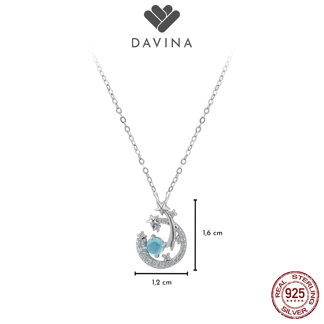 DAVINA Ladies Novie Necklace Sterling Silver 925