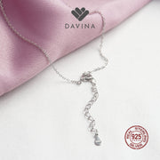 DAVINA Ladies Vonnie Necklace Sterling Silver 925