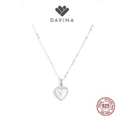 DAVINA Ladies Vonnie Necklace Sterling Silver 925