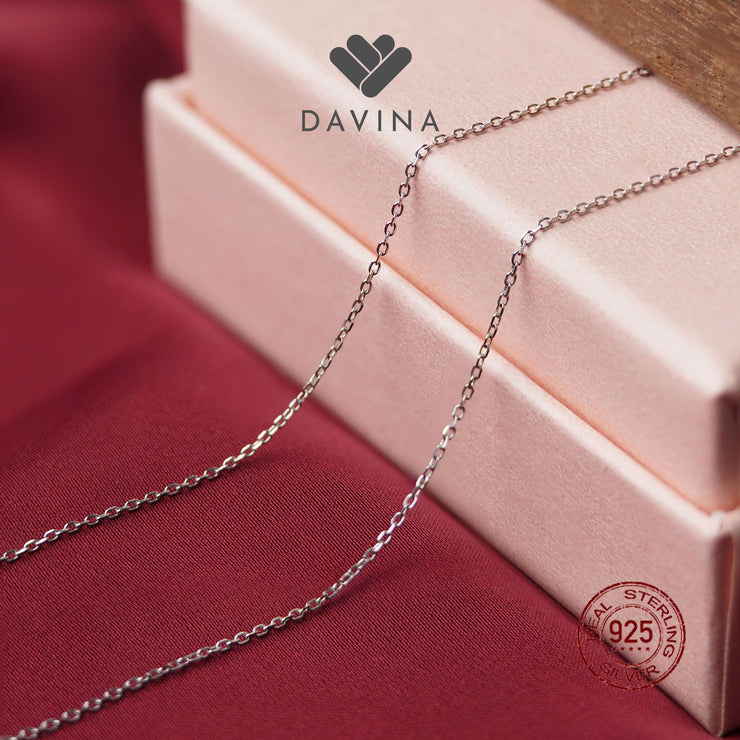 DAVINA Ladies Amore Necklace Sterling Silver 925