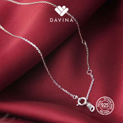 DAVINA Ladies Amore Necklace Sterling Silver 925