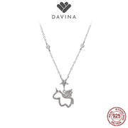 DAVINA Ladies Trixie Necklace Sterling Silver 925