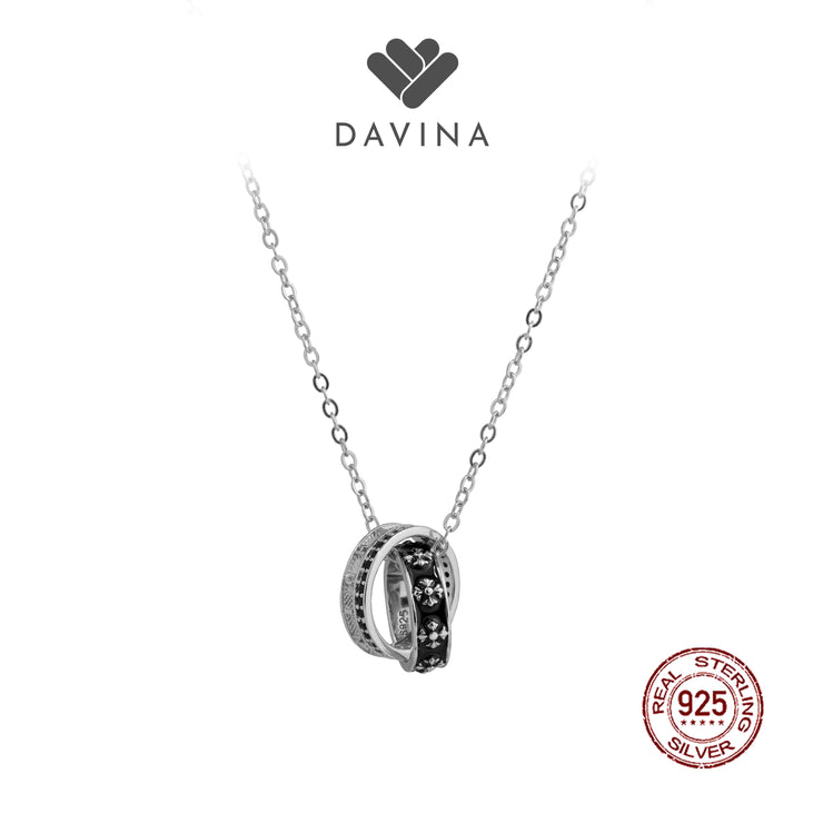 DAVINA Ladies Zerone Necklace Sterling Silver 925