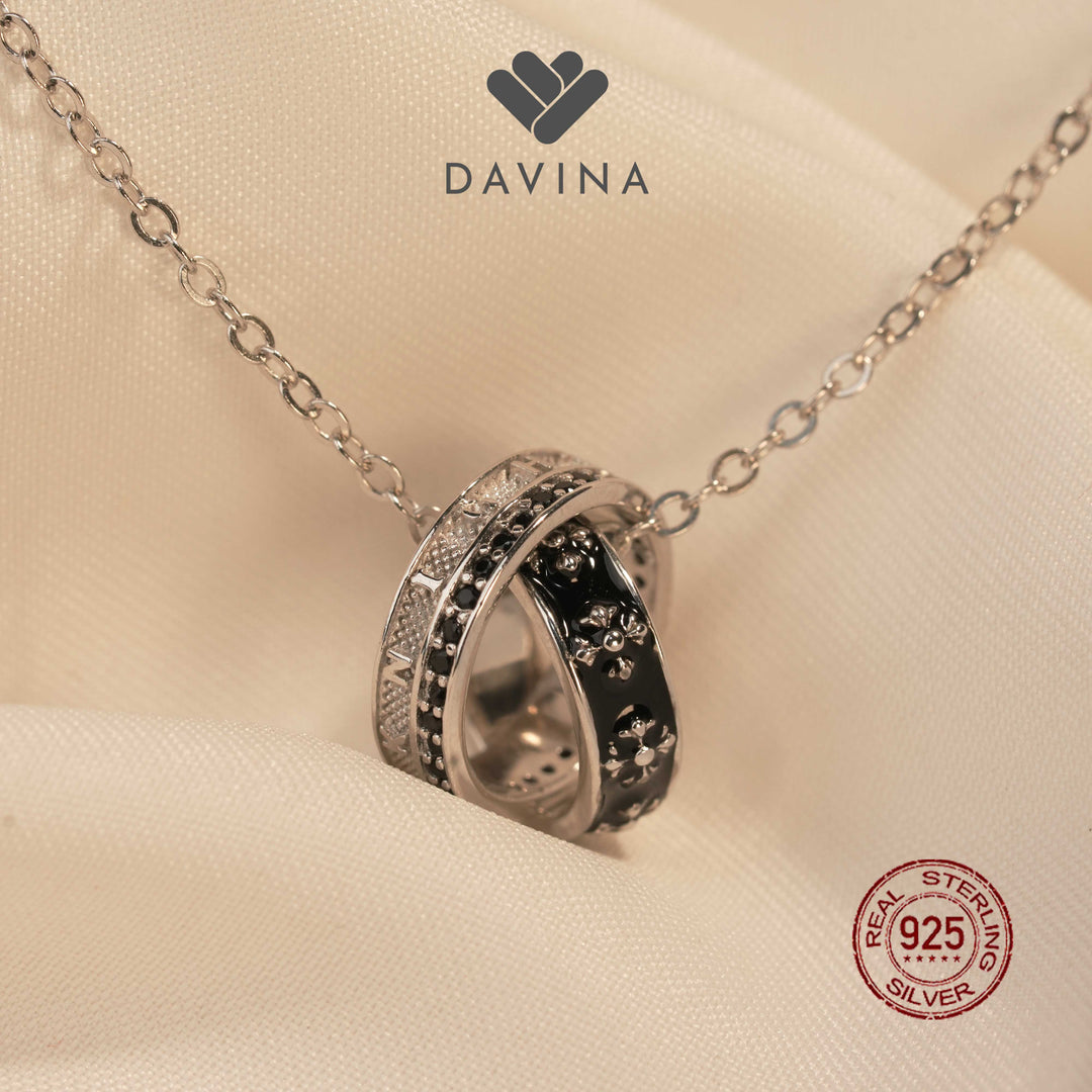 DAVINA Ladies Zerone Necklace Sterling Silver 925