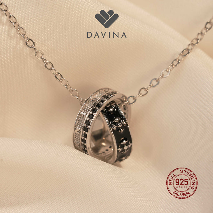 DAVINA Ladies Zerone Necklace Sterling Silver 925