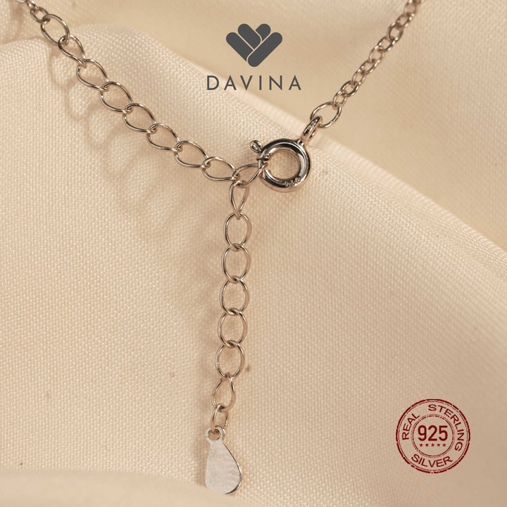 DAVINA Ladies Zerone Necklace Sterling Silver 925
