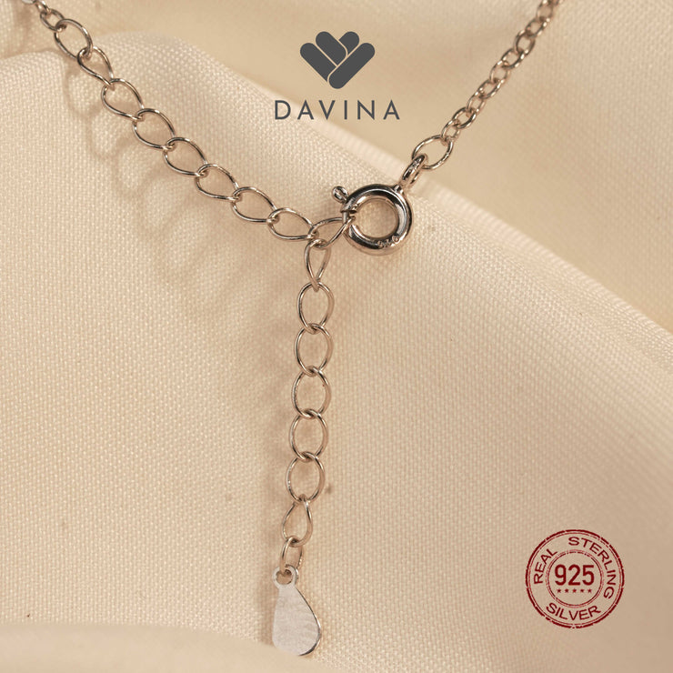 DAVINA Ladies Zerone Necklace Sterling Silver 925