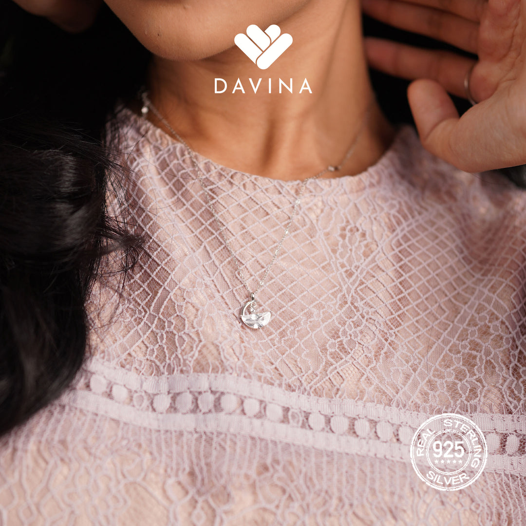 Davina Ladies Ginella Necklace Sterling Silver 925