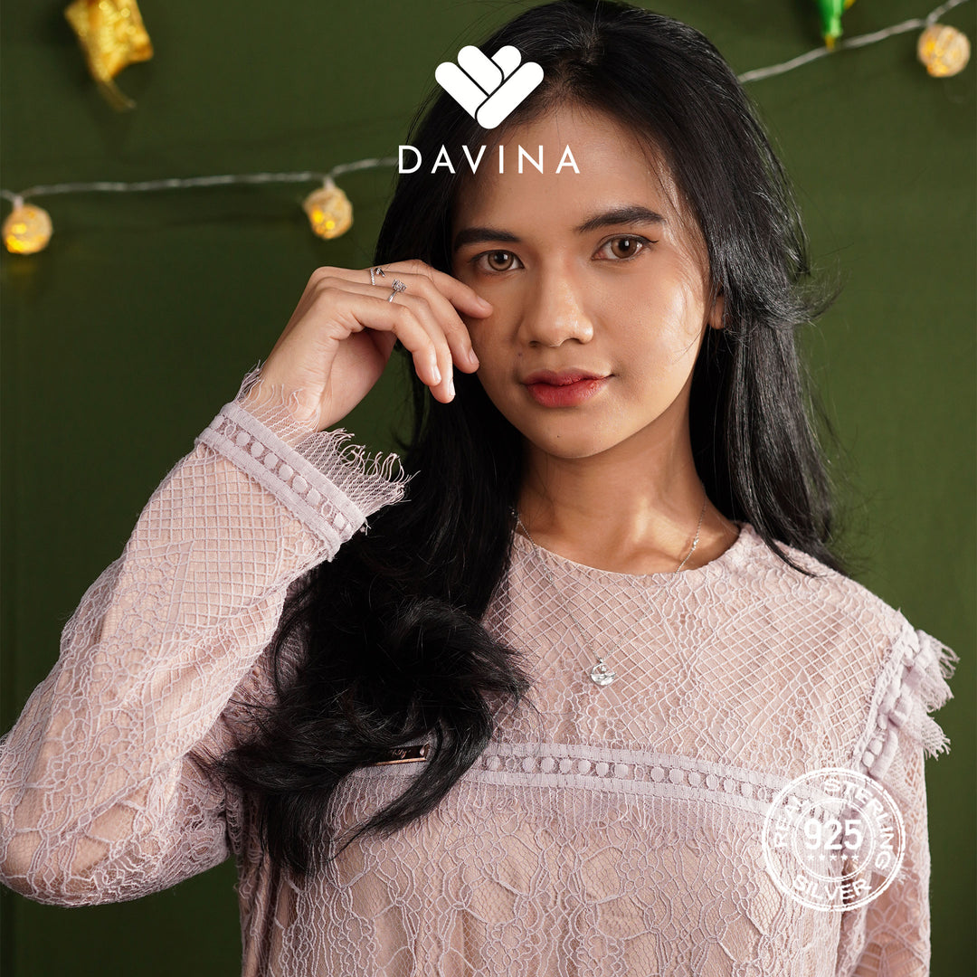 Davina Ladies Ginella Necklace Sterling Silver 925