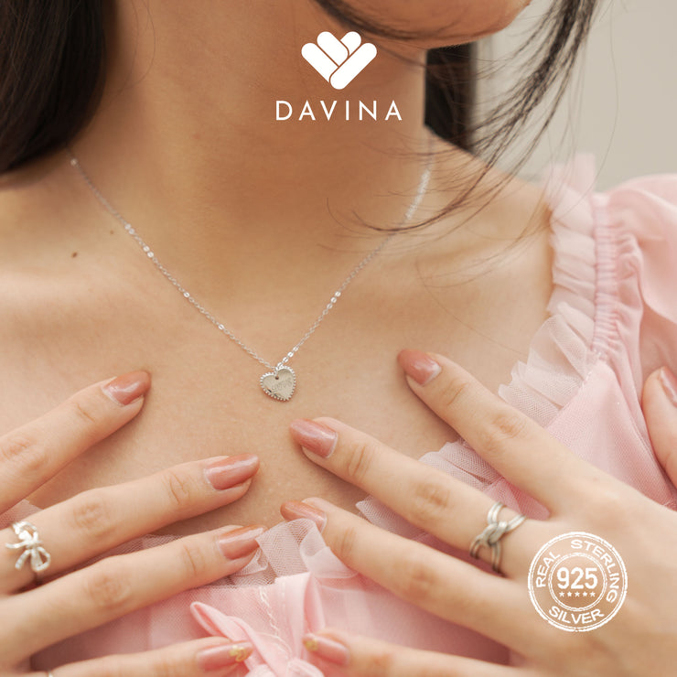 DAVINA Ladies Lova Necklace Sterling Silver 925