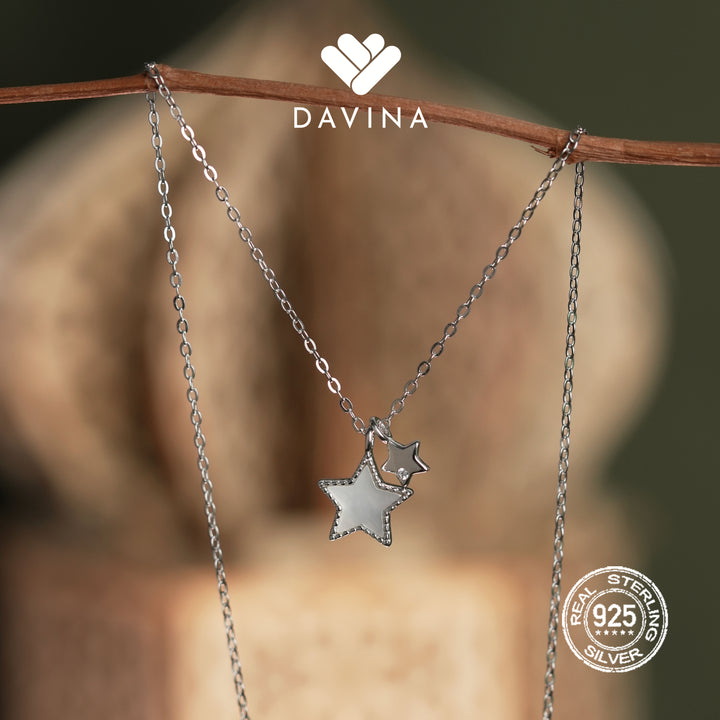DAVINA Ladies Lenora Necklace Sterling Silver 925