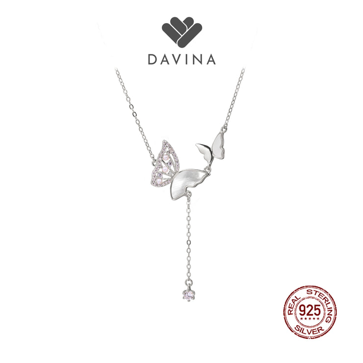 DAVINA Ladies Ailsa Necklace Sterling Silver 925