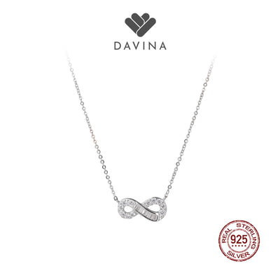 DAVINA Ladies Infina Necklace Sterling Silver 925