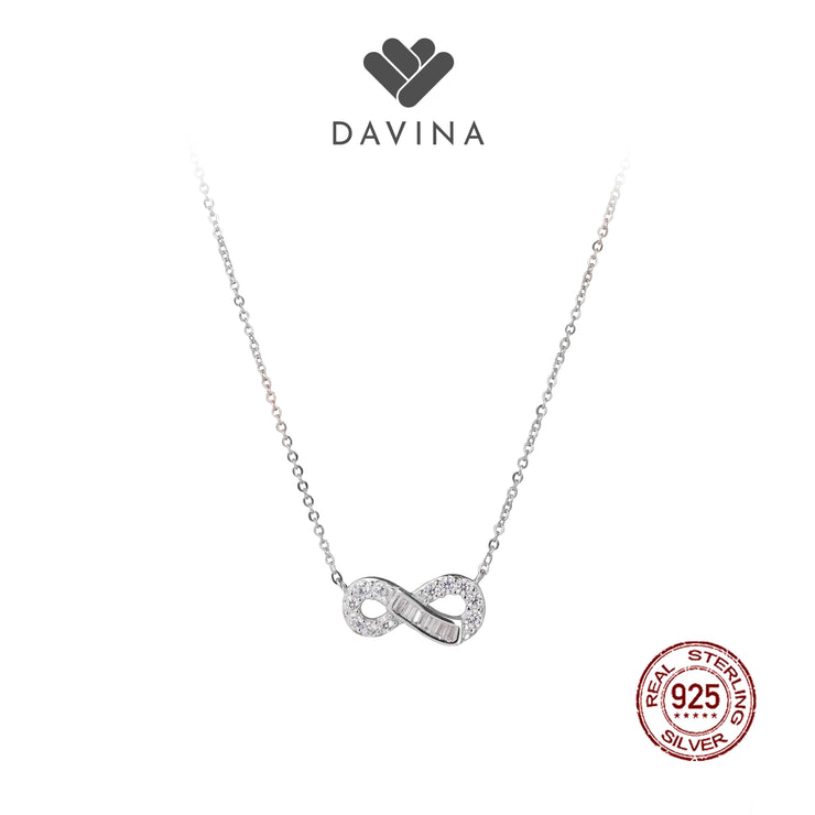 DAVINA Ladies Infina Necklace Sterling Silver 925