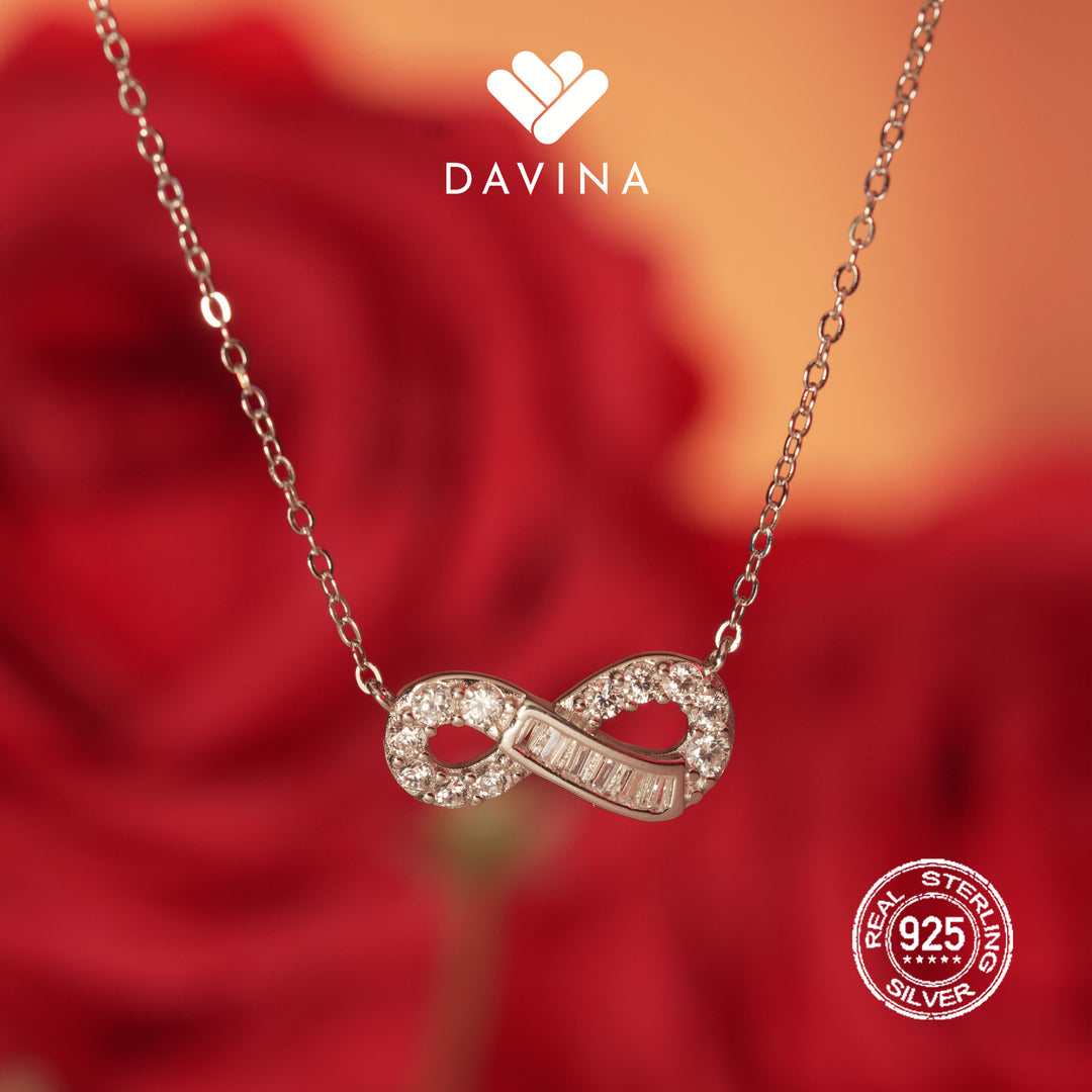 DAVINA Ladies Infina Necklace Sterling Silver 925
