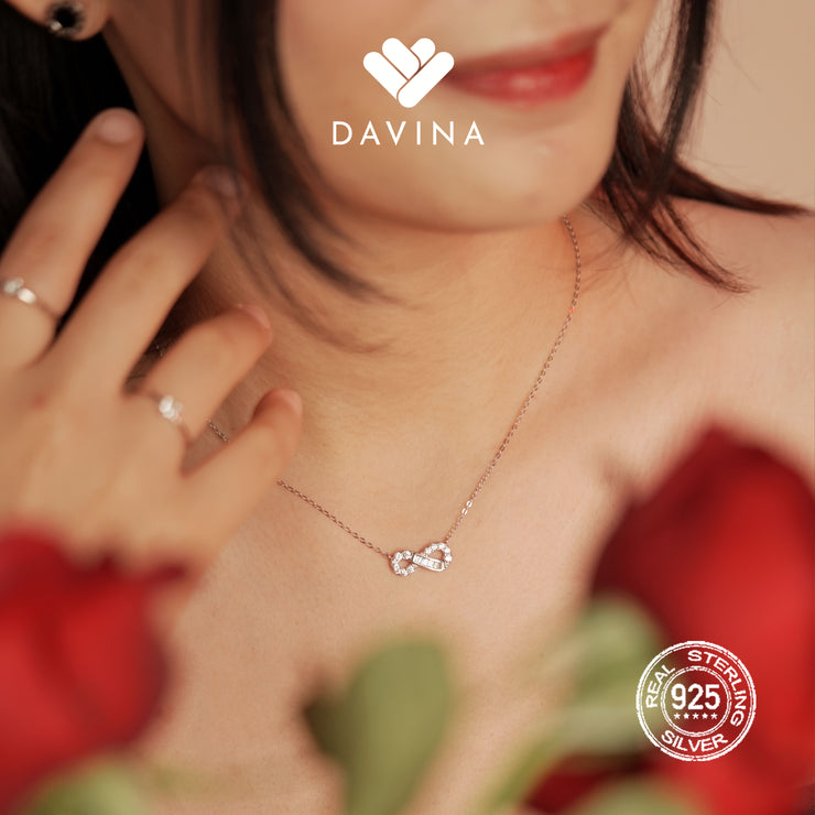 DAVINA Ladies Infina Necklace Sterling Silver 925