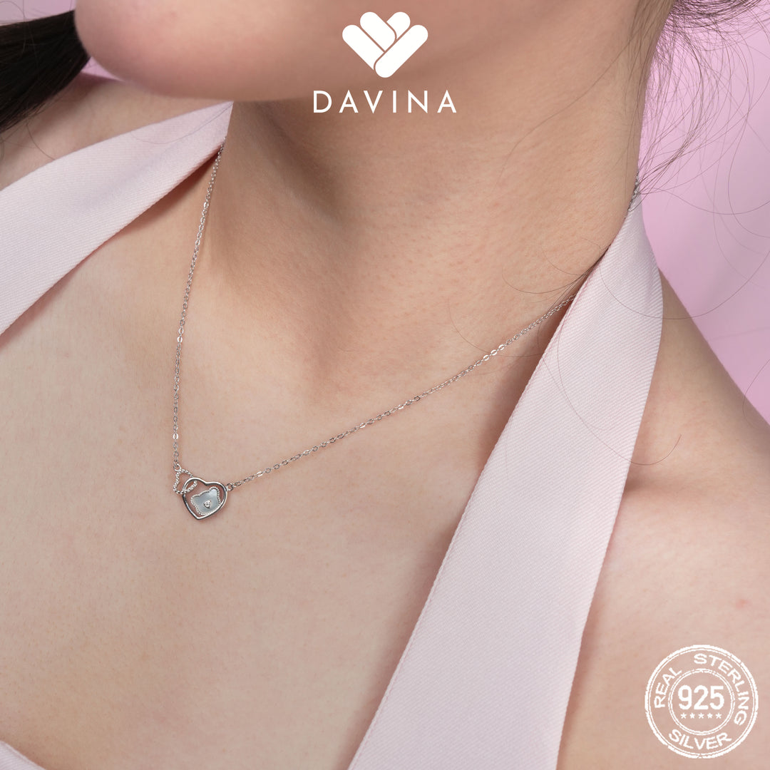 DAVINA Ladies Bernice Necklace Sterling Silver 925