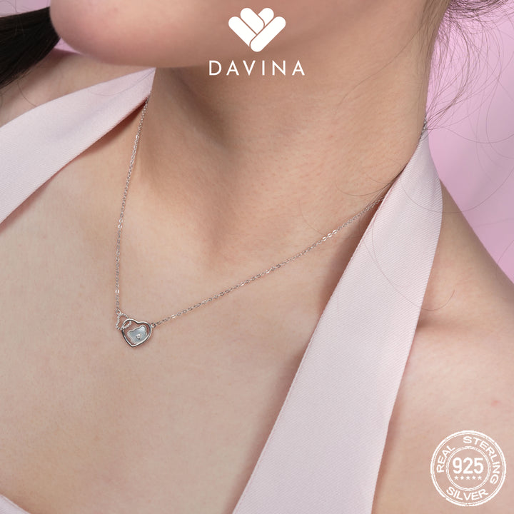 DAVINA Ladies Bernice Necklace Sterling Silver 925