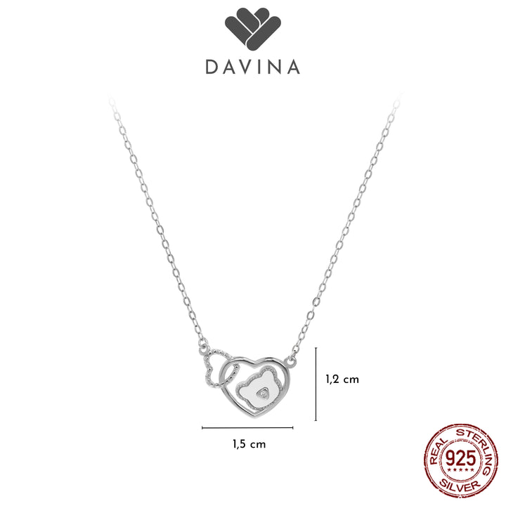DAVINA Ladies Bernice Necklace Sterling Silver 925