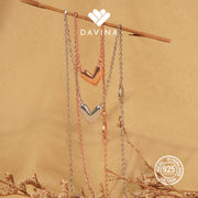 DAVINA Ladies Lovia Necklace Silver Color S925
