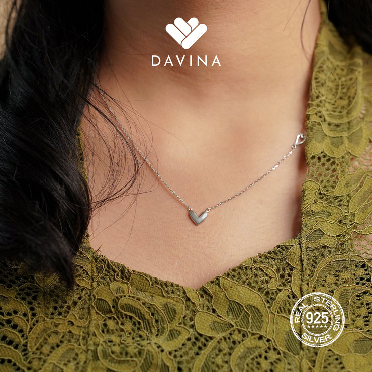 DAVINA Ladies Lovia Necklace Silver Color S925