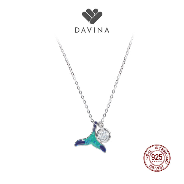 DAVINA Ladies Andrina Necklace Sterling Silver 925