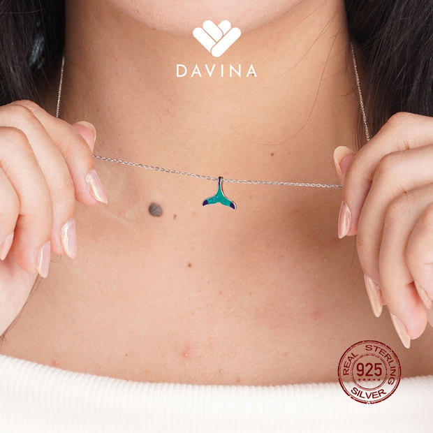 DAVINA Ladies Andrina Necklace Sterling Silver 925