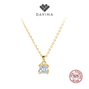 DAVINA Ladies Maisy Necklace Gold Color Sterling Silver 925