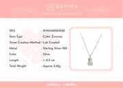DAVINA Ladies Kiddos Necklace Silver Color S925