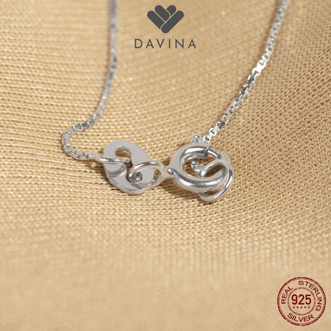 DAVINA Ladies Brixya Necklace Sterling Silver 925