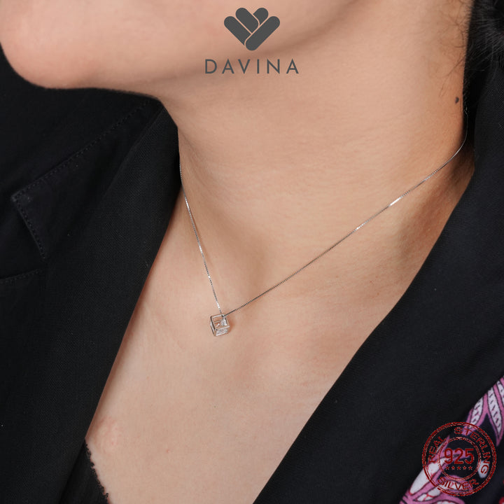 DAVINA Ladies Brixya Necklace Sterling Silver 925