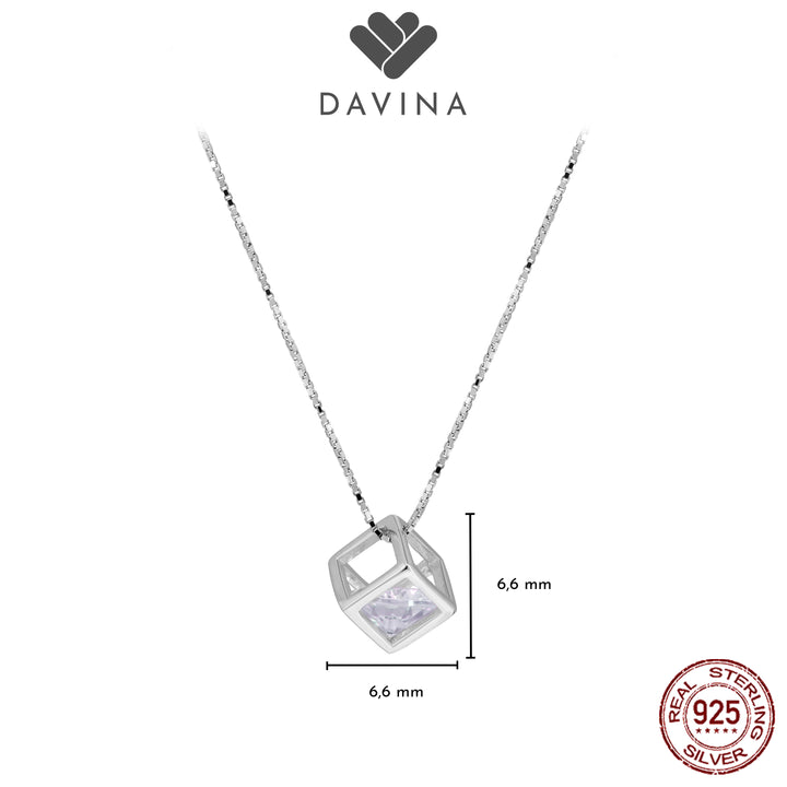 DAVINA Ladies Brixya Necklace Sterling Silver 925