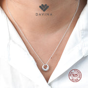 DAVINA Ladies Kesya Necklace Sterling Silver 925