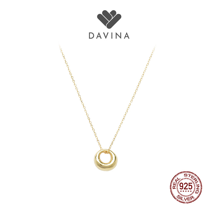 DAVINA Ladies Kesya Necklace Gold Color Sterling Silver 925
