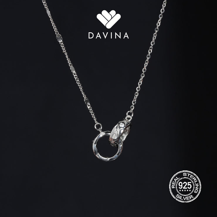 DAVINA Ladies Theona Necklace Sterling Silver 925