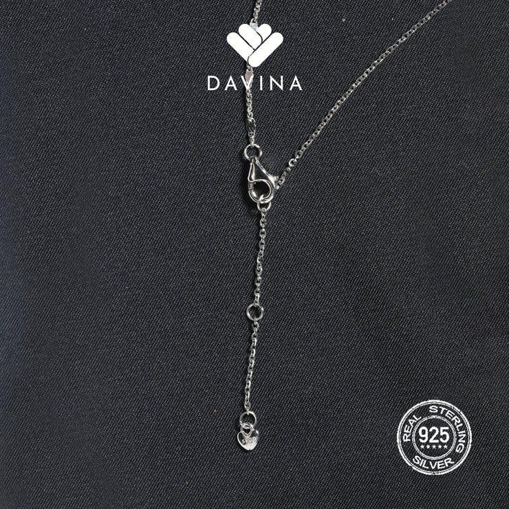 DAVINA Ladies Theona Necklace Sterling Silver 925