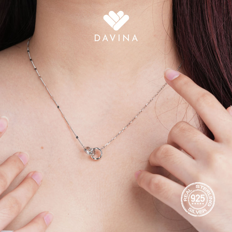 DAVINA Ladies Theona Necklace Sterling Silver 925