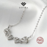 DAVINA Ladies Lexa Necklace Sterling Silver 925