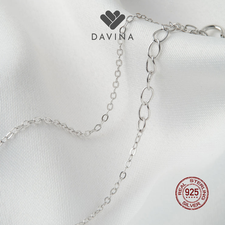 DAVINA Ladies Lexa Necklace Sterling Silver 925