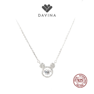 DAVINA Ladies Mikie Necklace Sterling Silver 925