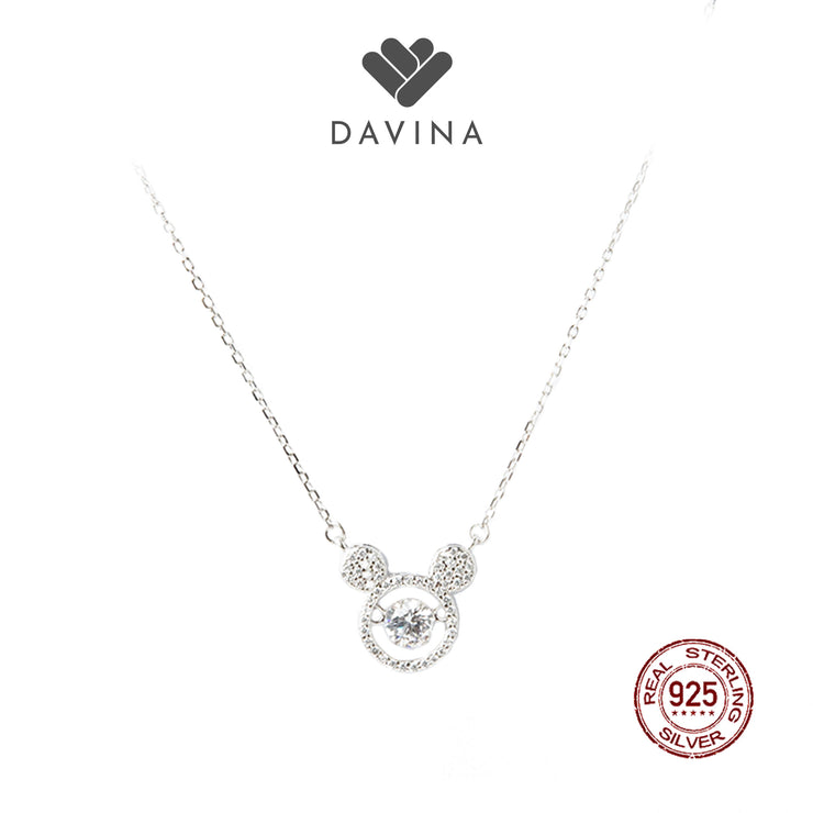 DAVINA Ladies Mikie Necklace Sterling Silver 925