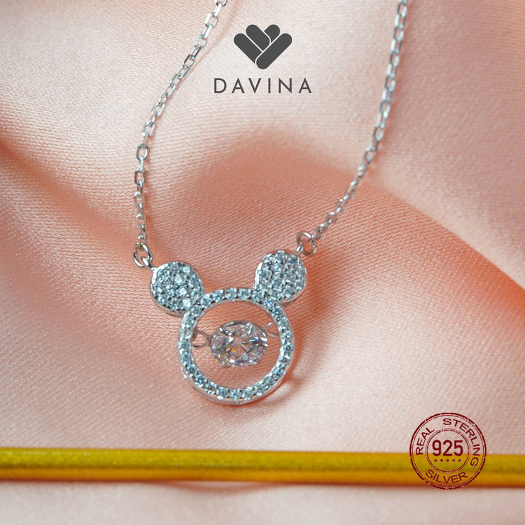 DAVINA Ladies Mikie Necklace Sterling Silver 925