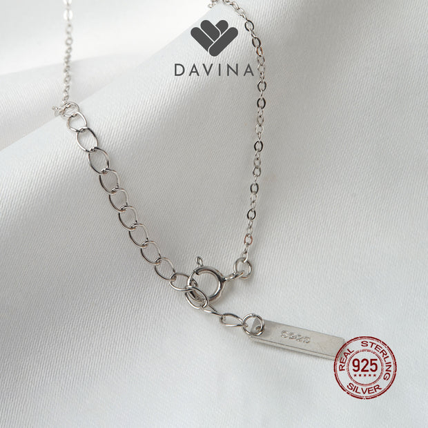 DAVINA Ladies Khloe Necklace Sterling Silver 925