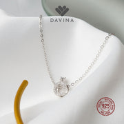 DAVINA Ladies Khloe Necklace Sterling Silver 925