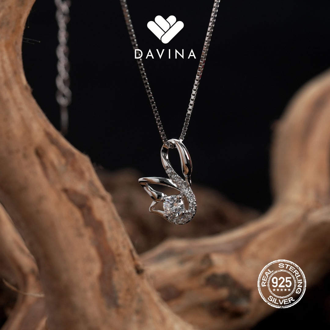 DAVINA Ladies Yara Necklace Sterling Silver 925