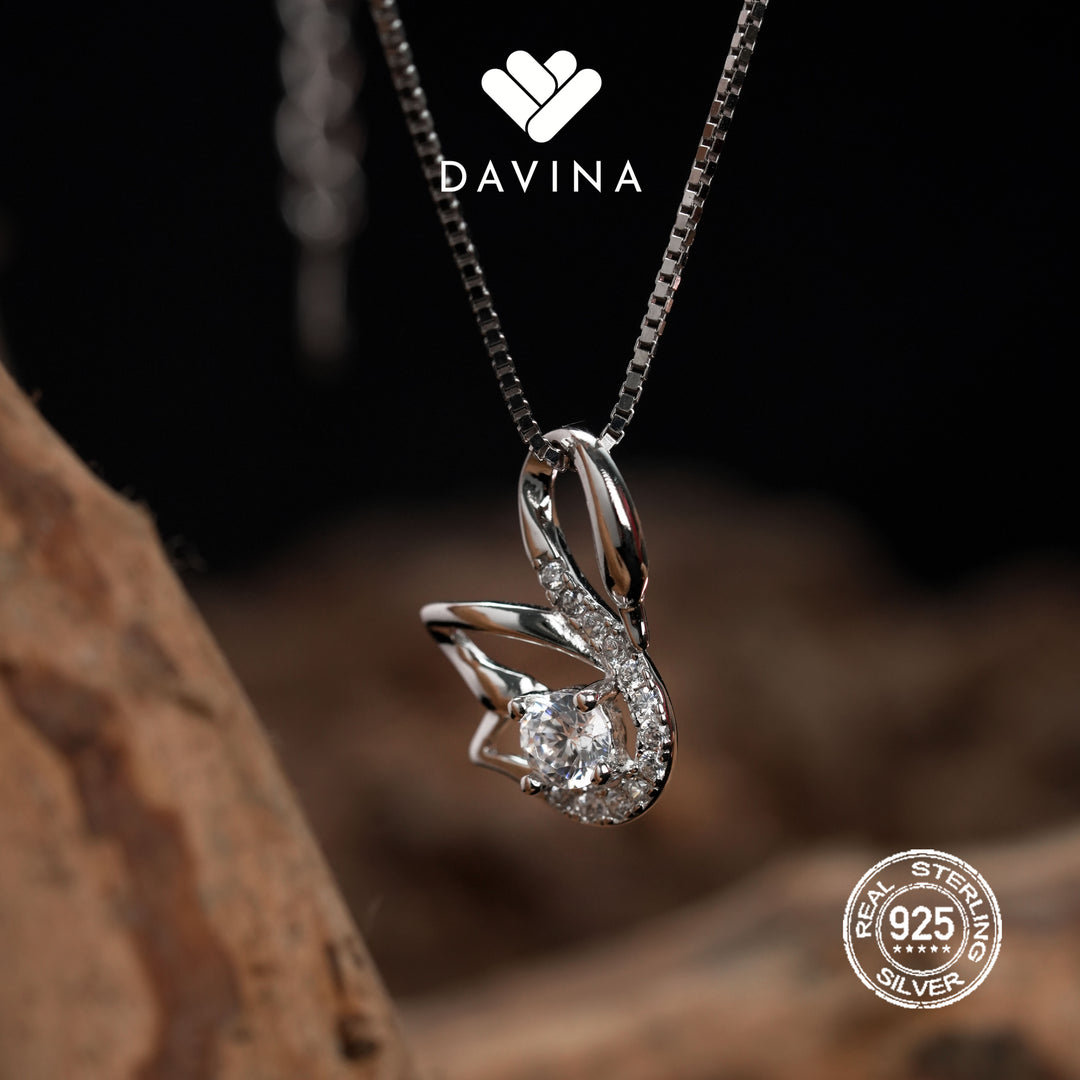 DAVINA Ladies Yara Necklace Sterling Silver 925
