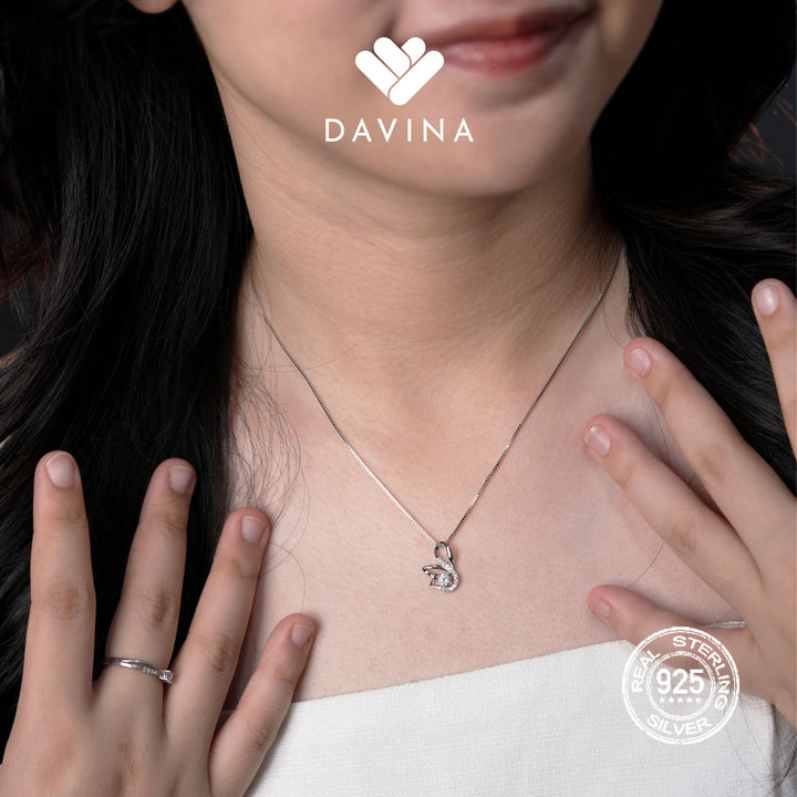DAVINA Ladies Yara Necklace Sterling Silver 925