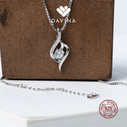 DAVINA Ladies Lidya Necklace Sterling Silver 925