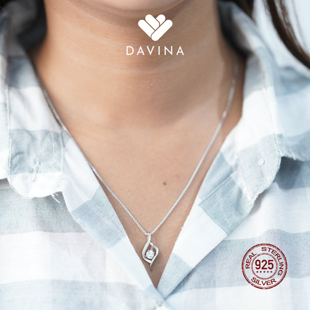 DAVINA Ladies Lidya Necklace Sterling Silver 925