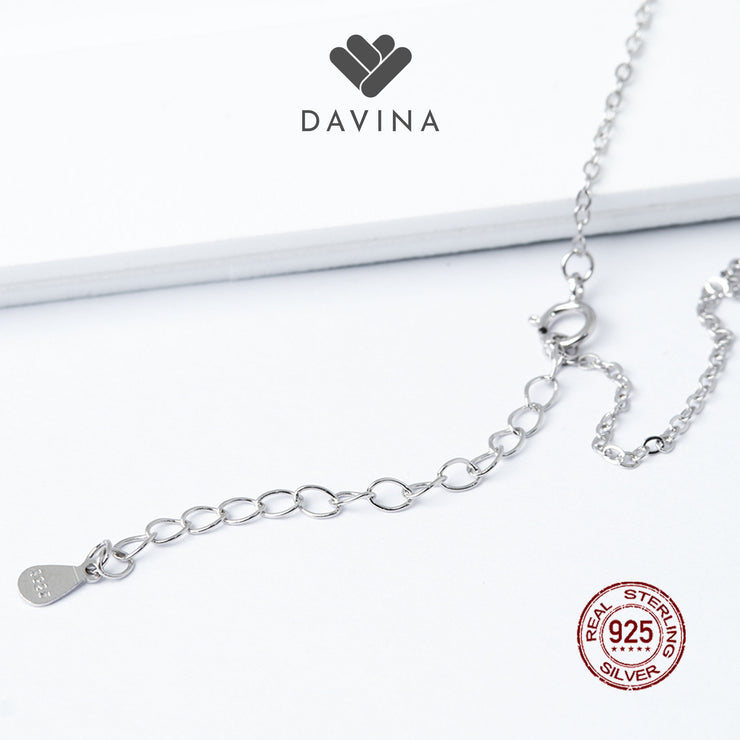 DAVINA Ladies Key Necklace Sterling Silver 925